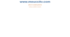 Desktop Screenshot of meuccitv.com