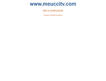Tablet Screenshot of meuccitv.com
